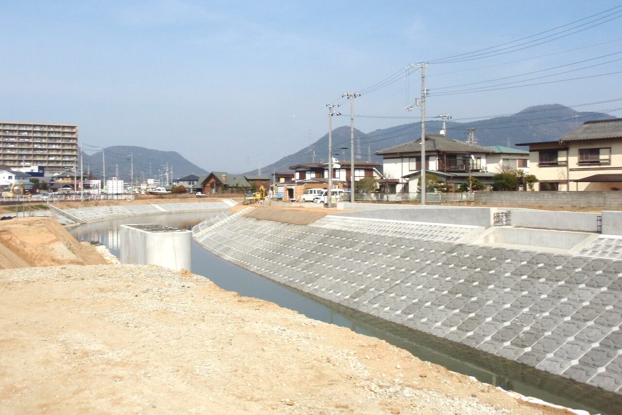 広域河川　大束川改修工事/重成土建